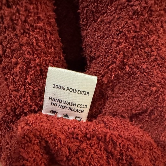 White Birch cozy pullover top red wine multiple sizes - Picture 3 of 4